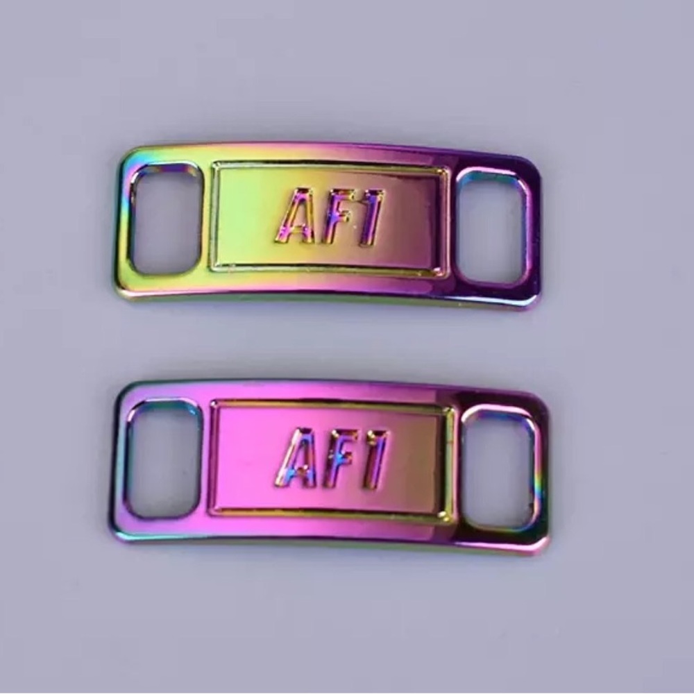 Air Force 1 metal tag & shoelaces